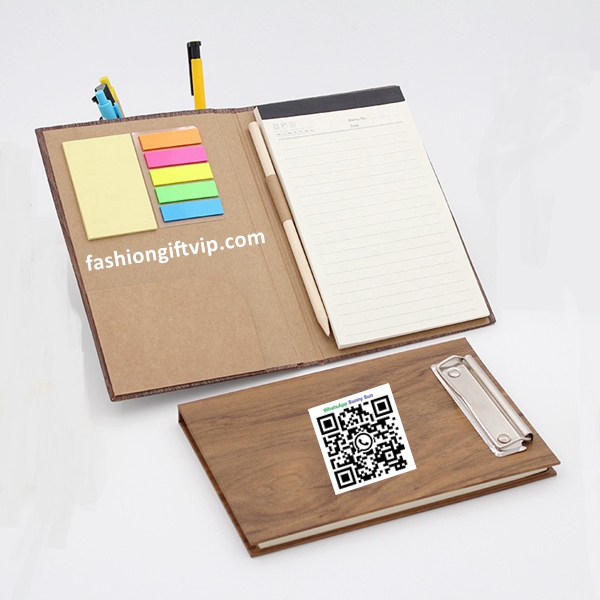 Notebook with Sticky Note Pads